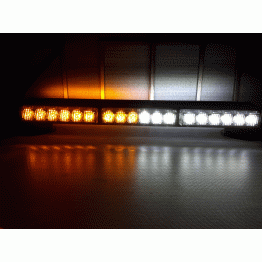 108w Διπλή μαγνητική Πορτοκαλί-Άσπρο μπάρα - φάρος LED Strobe ασφαλείας