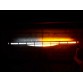 126cm Πορτοκαλί-Άσπρο μαγνητική διπλή μπάρα φάρος 102 LED 306w 12v