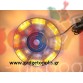 Μαγνητικός πορτοκαλί φάρος Strobe 16 LED με 14 mode 12/24V