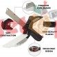 Ψαλίδι κουζίνας μαχαίρι κοπής Cutter 2-IN-1 Smart Cutter