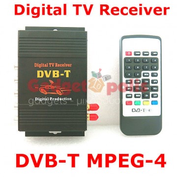 Ψηφιακός δέκτης τηλεόρασης με HDMI - USB αυτοκινήτου DVB-T MPEG4 HD