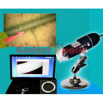 Ψηφιακό μικροσκόπιο με κάμερα HD CMOS & 8 Led για Λάπτοπ